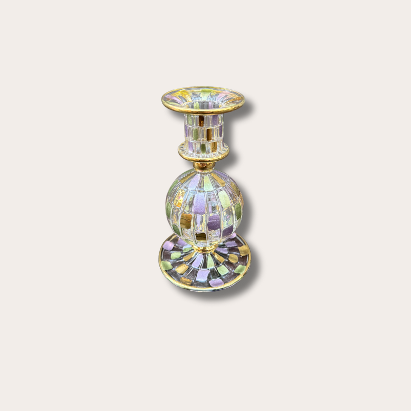 Kandelaar GV - Bubbels S - groen, lila