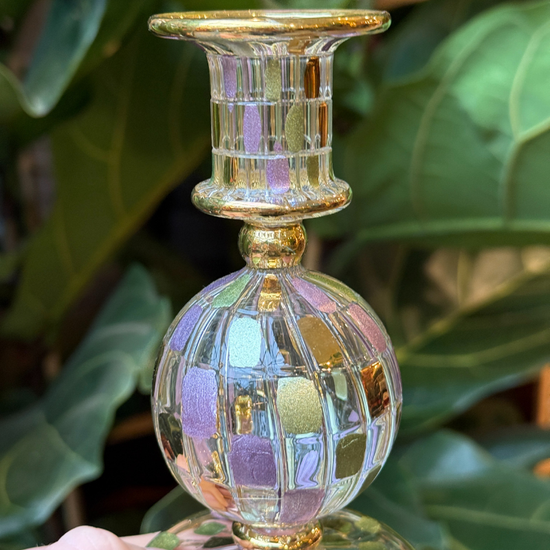 Kandelaar GV - Bubbels S - groen, lila