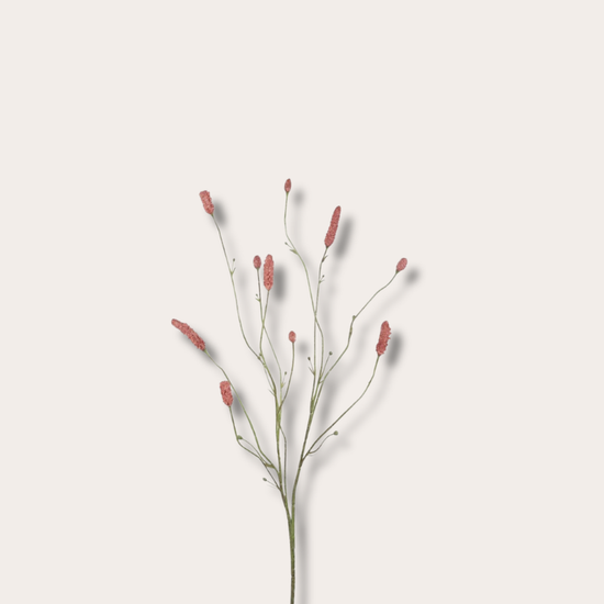 Zijden bloem - Burnet Spray - Roze