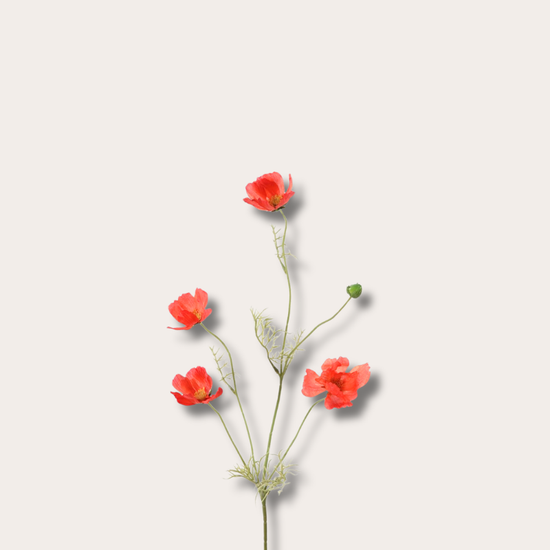 Zijden bloem - Cosmos Spray - Oranje