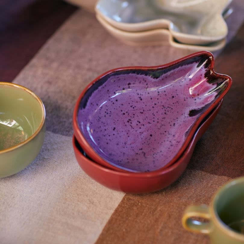 HKliving shell tapas bowl dragonfruit