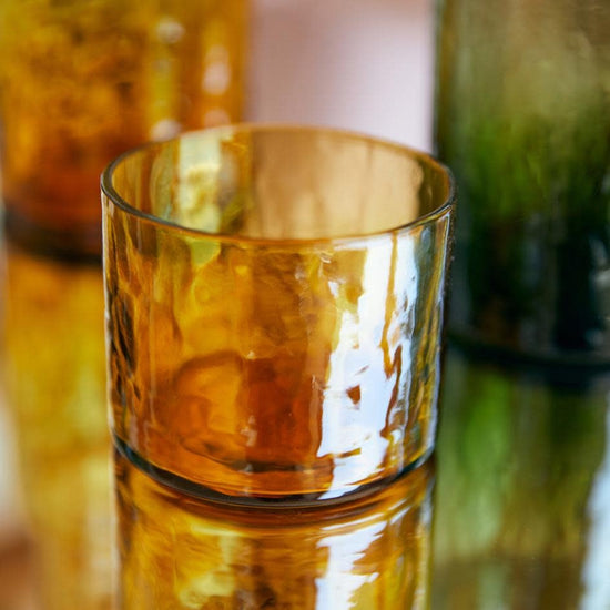 HKliving tube glass amber
