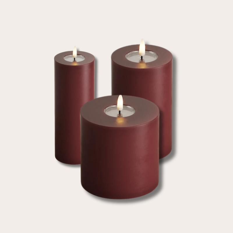 Stompkaars led - burgundy