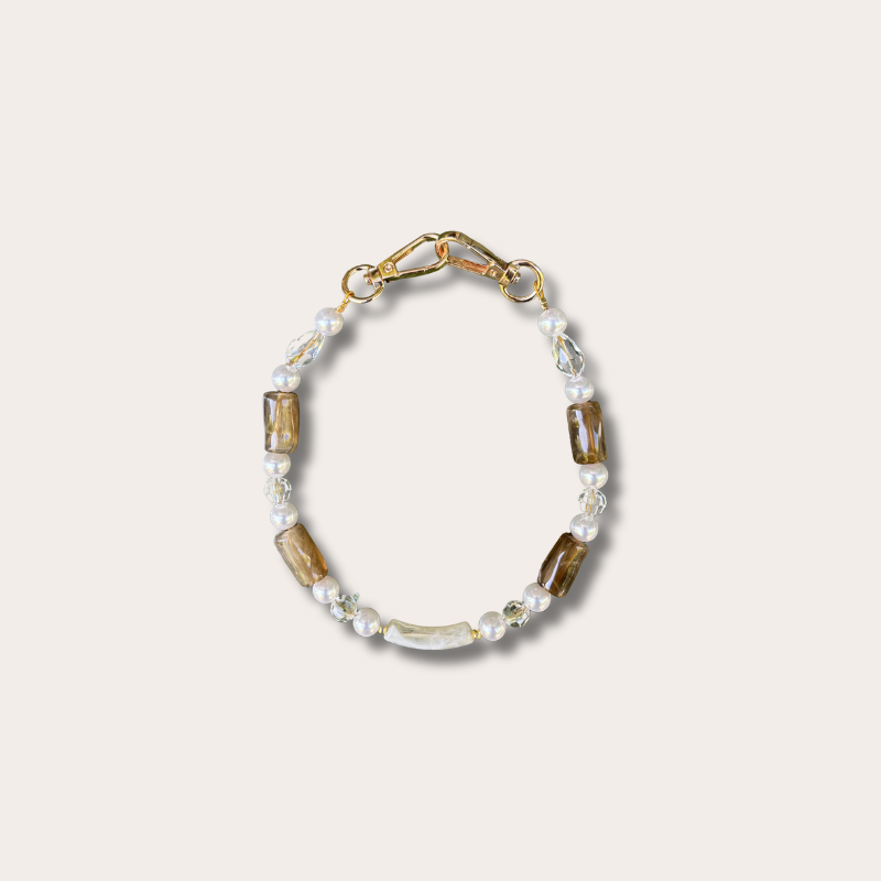 Telefoonkoord - Loreto - Beige - kort