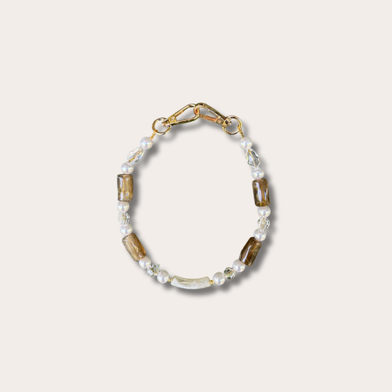 Telefoonkoord - Loreto - Beige - kort