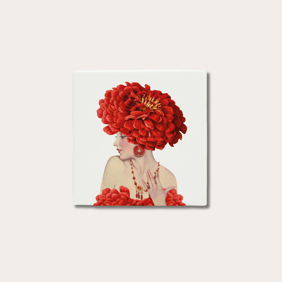 Tegel - Lady in red