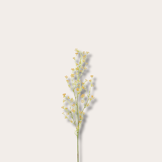 Zijden bloem - Wild Spray - Geel
