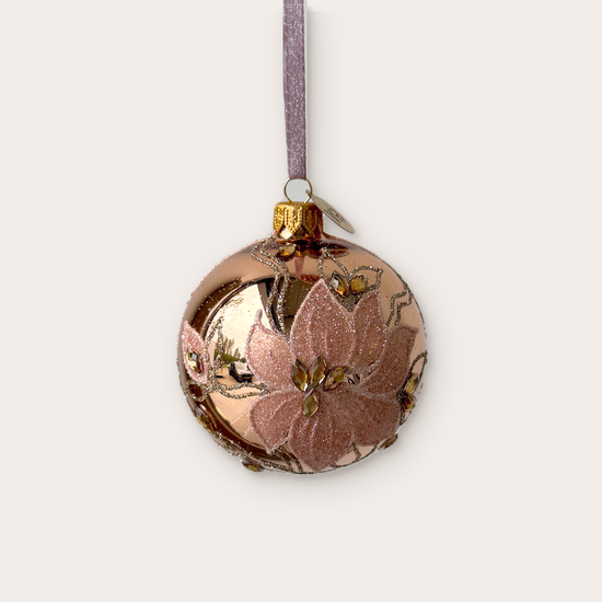 GV - Kerstbal - Rosa - Roségoud