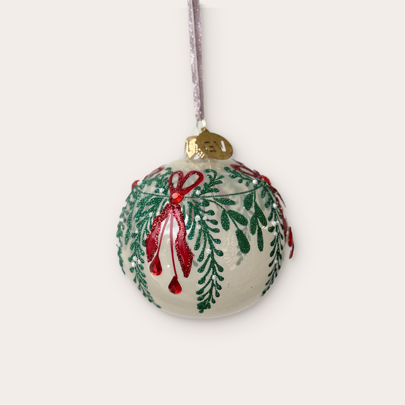 GV - Kerstbal - Leonie - Crème