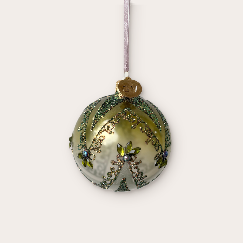 GV - Kerstbal - Danielle - Lichtgroen