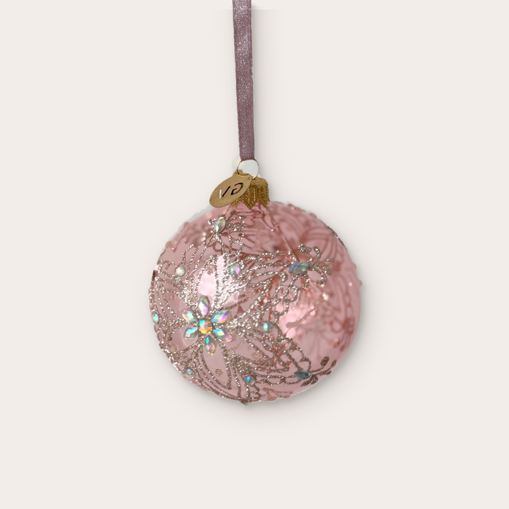 GV - Kerstbal - Isa - Roze