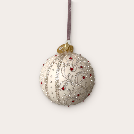 GV - Kerstbal - Lotte - Crème