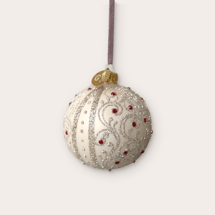 GV - Kerstbal - Lotte - Crème