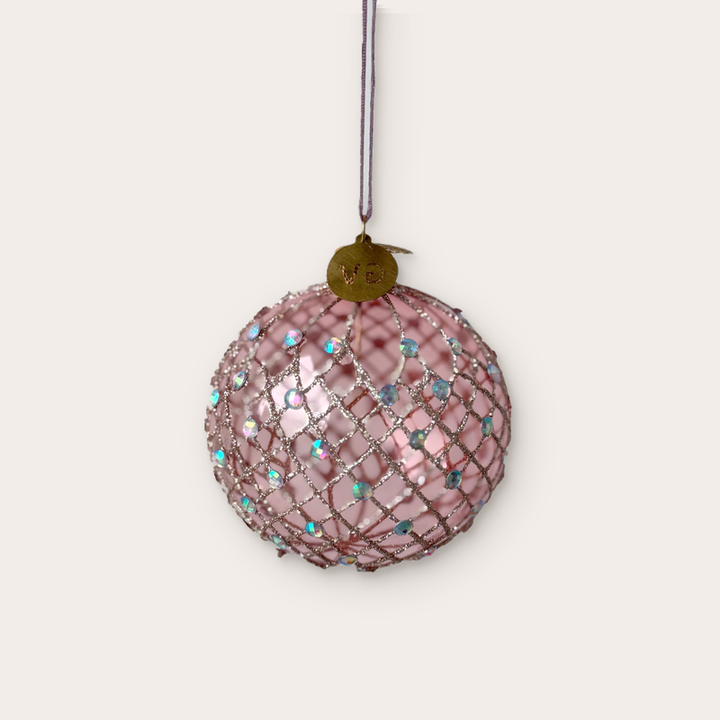 GV - Kerstbal - Noor - Roze