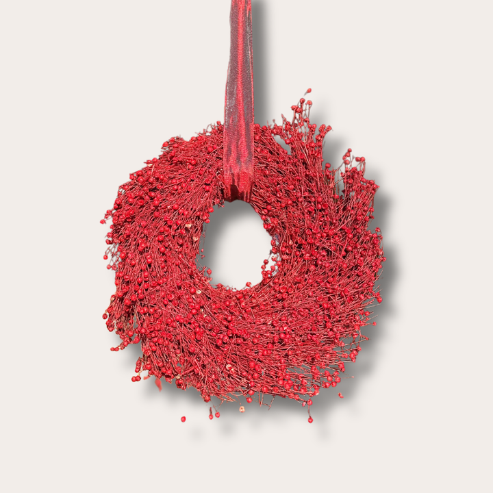 Krans - Vlas - Rood - M