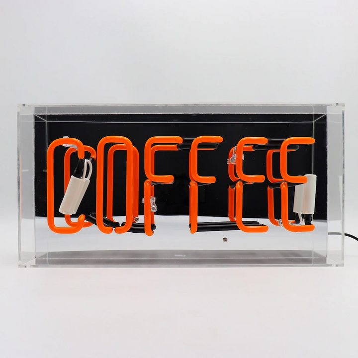 Neon box - Coffee - oranje