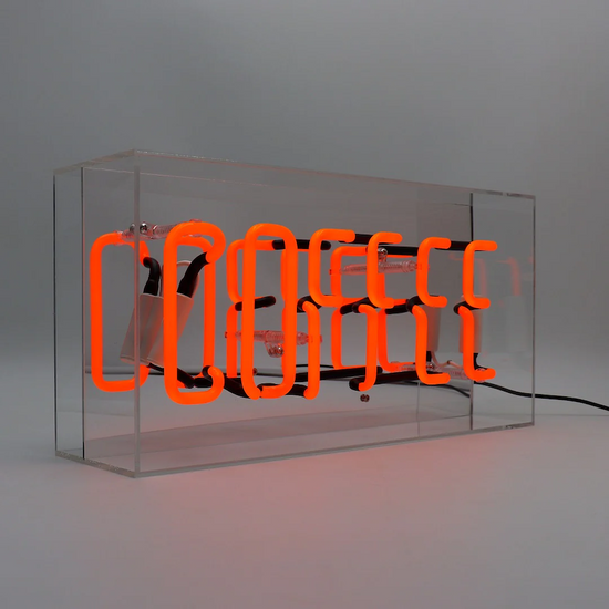 Neon box - Coffee - oranje