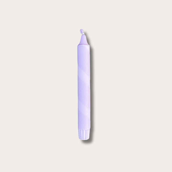 Kaars - Essence - lila - spiraal