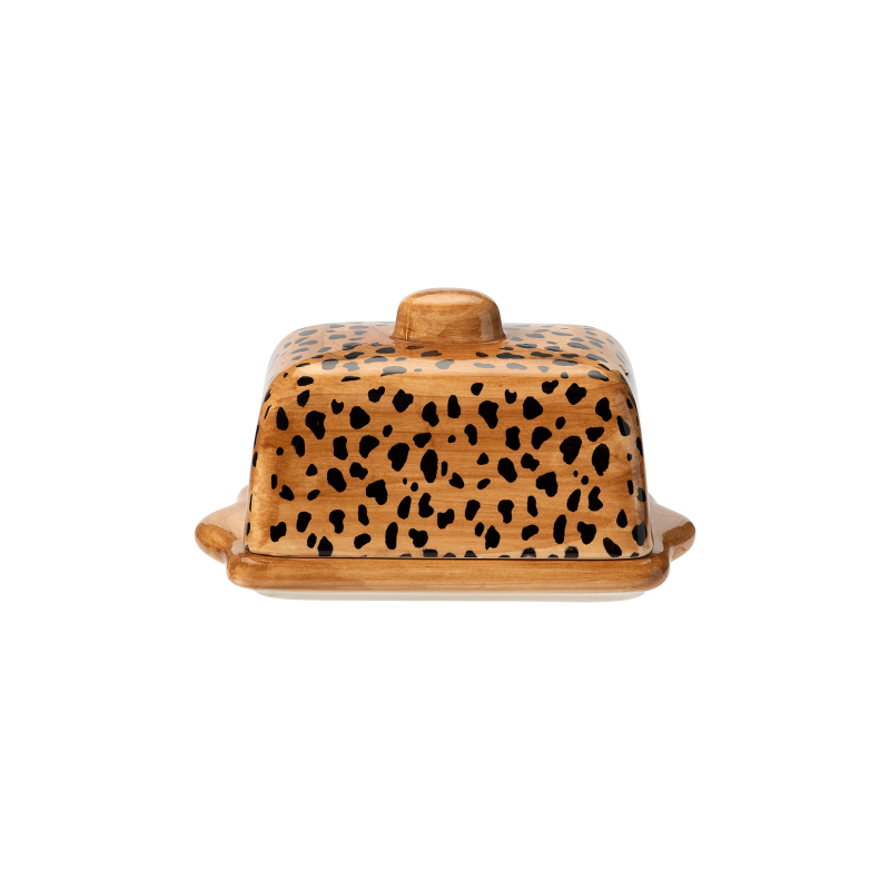 Anna+Nina - Leopard Butter Dish