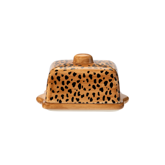 Anna+Nina - Leopard Butter Dish