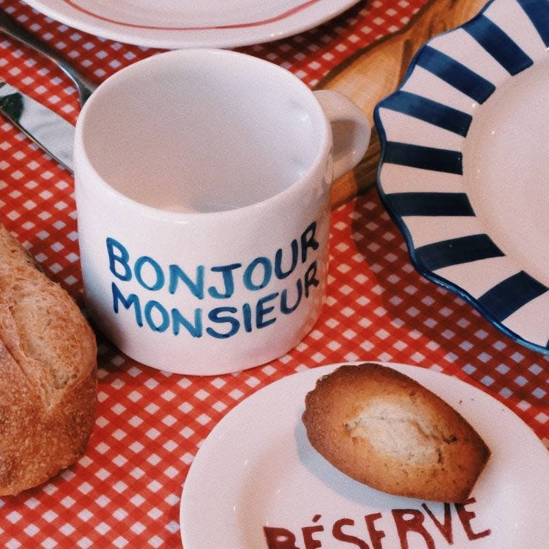 Anna+Nina - Monsieur Mug - Blue