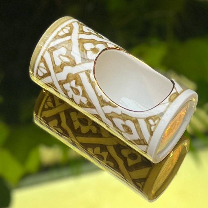 Chabi Chic - geurbrander - kaki bloemen