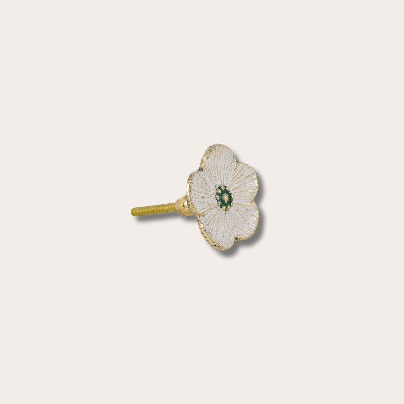 Doing Goods - Faye Flower - Knop - Wit