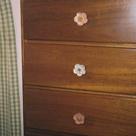 Doing Goods - Faye Flower - Knop - Wit
