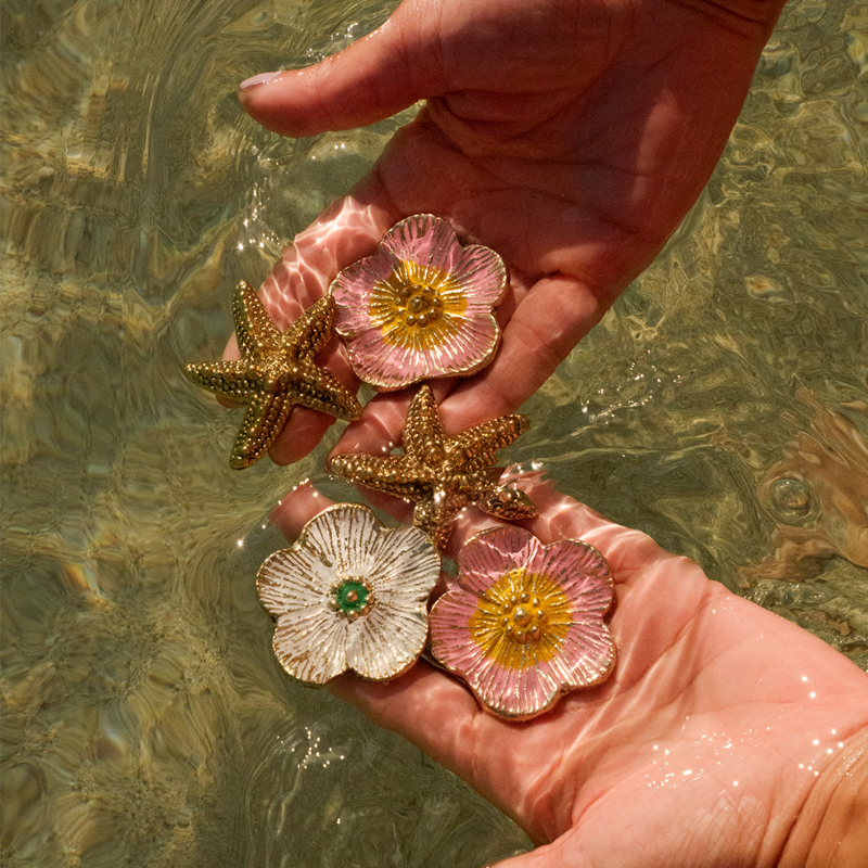 Doing Goods - Faye Flower - Knop - Wit