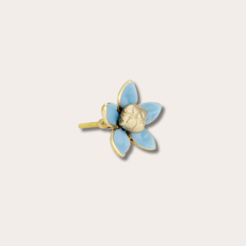 Doing Goods - Liv Flower - Knop - Licht Blauw
