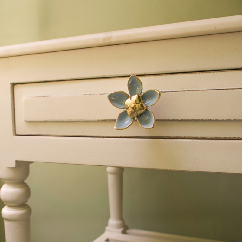 Doing Goods - Liv Flower - Knop - Licht Blauw