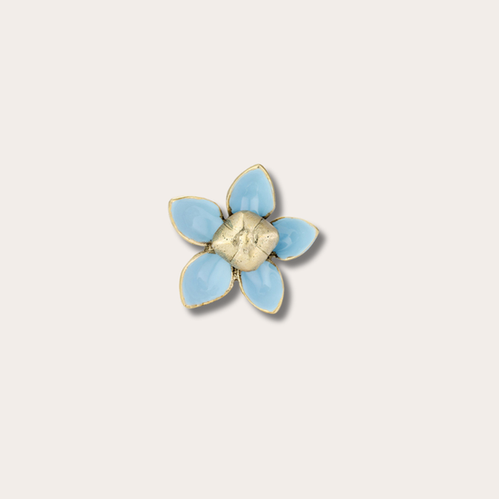 Doing Goods - Liv Flower - Knop - Licht Blauw