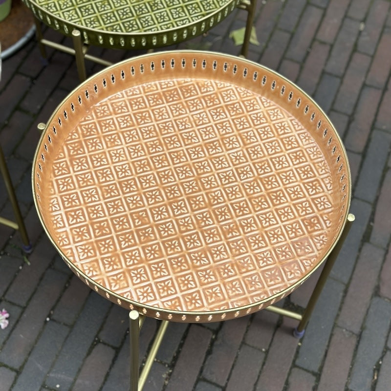 Dienblad Riviera - Terracotta - M - flower