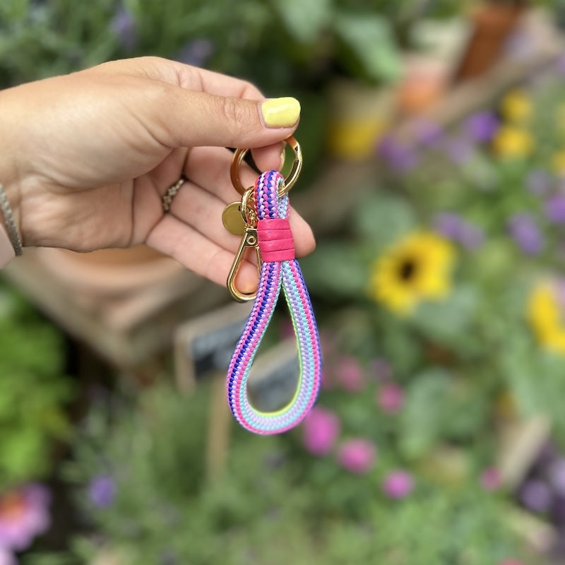 Sleutelhanger - multicolor paars