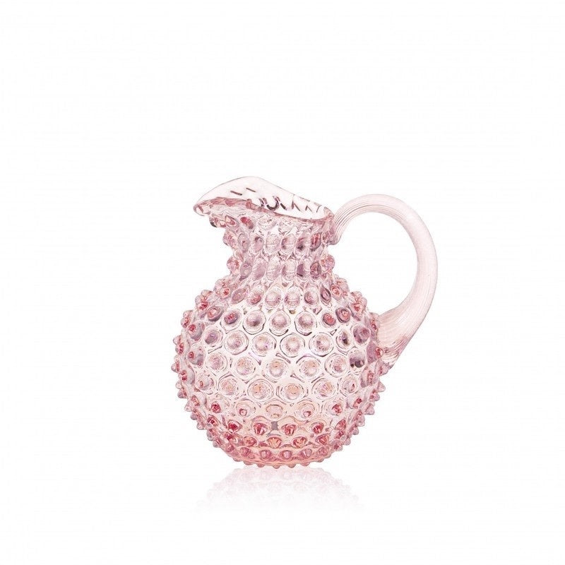 Kristallen karaf rond - Roze 1L