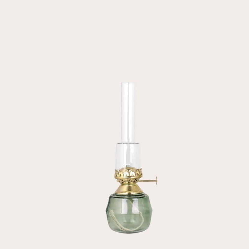 Olielamp - Majken Green Brass  - Small