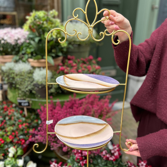 Etagere borden - goud