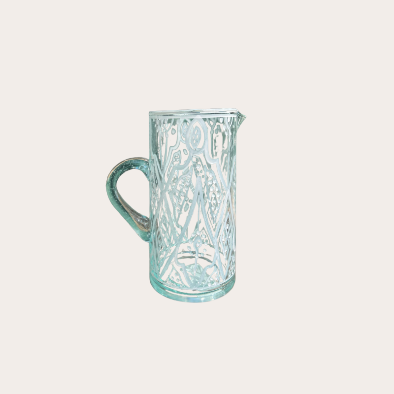 Chabi Chic - waterkan transparant - wit
