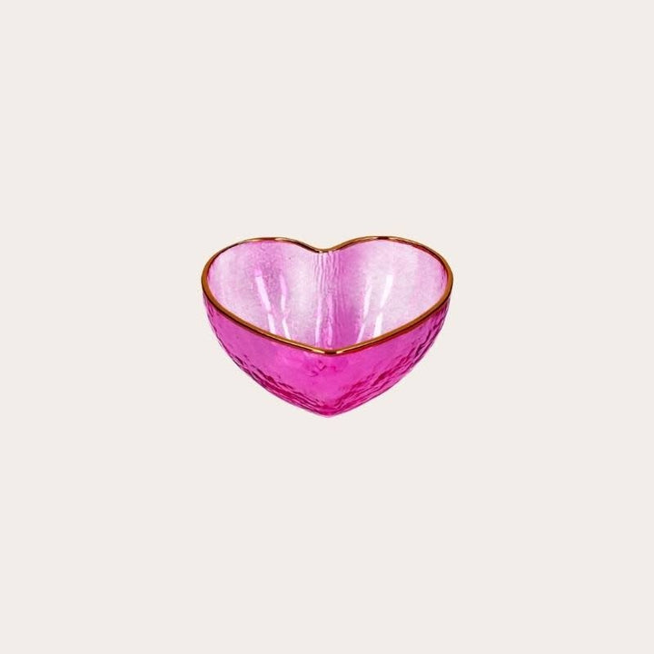 Schaaltje hart - Roze S