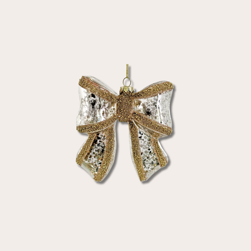 Ornament - Strik - Goud/zilver