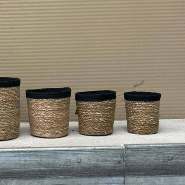 Rotan manden zwarte - rand - small