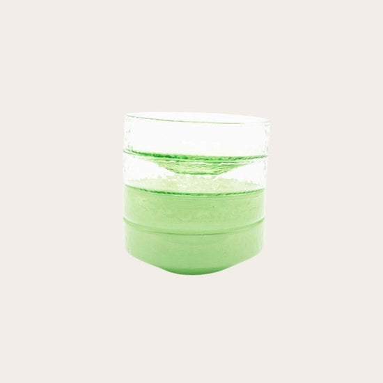 Schaaltje Claude - groen transparant