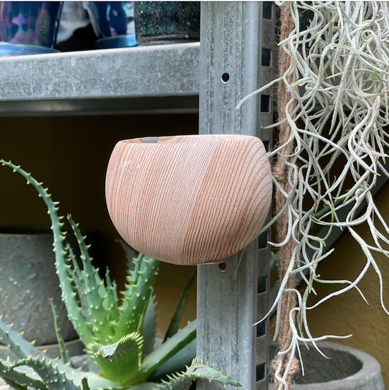 Potje magnetisch houtlook