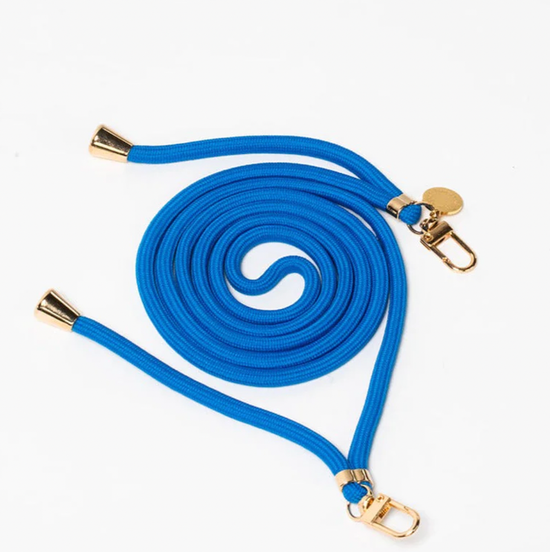 Telefoonkoord - blauw - lang