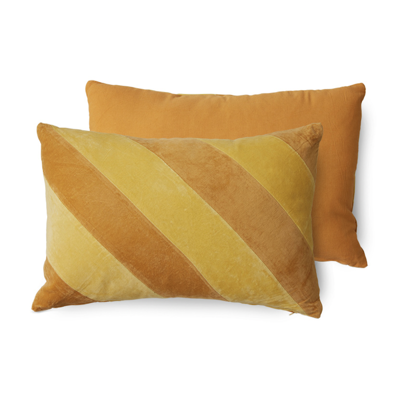 HKliving kussen - Striped Velvet April