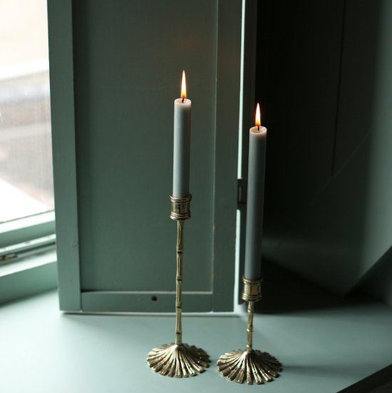 Bamboo Candle Holder Long