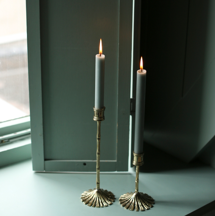 Bamboo Candle Holder Long