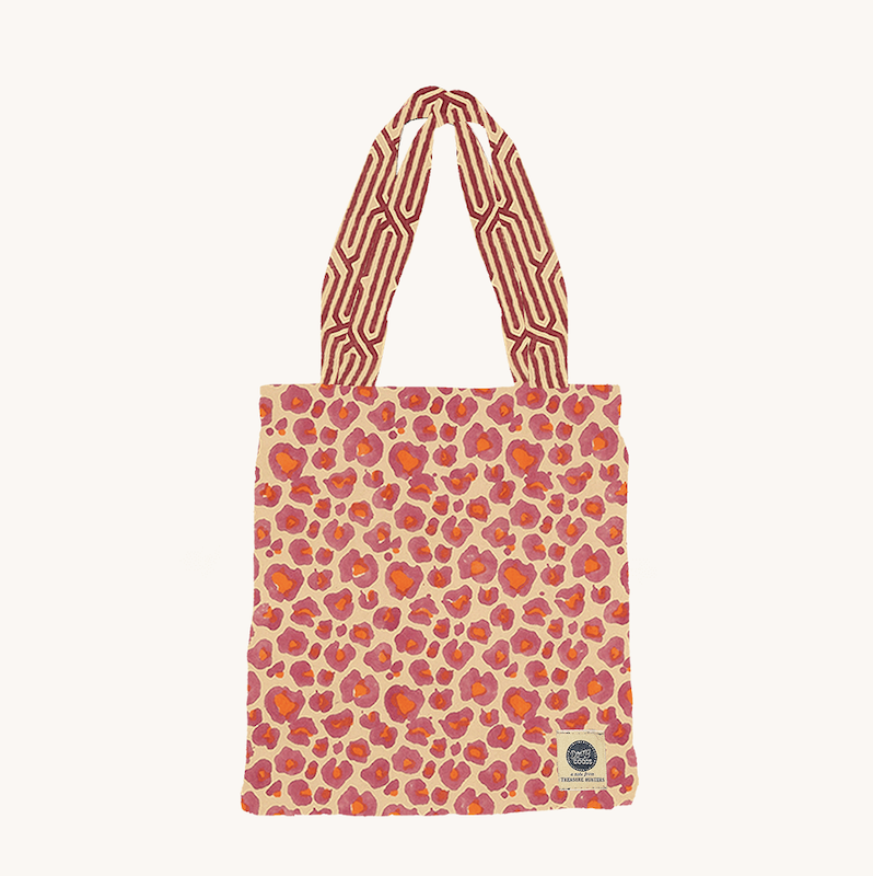 Tafelkleed Doing Goods in draagtas - Pink Leopard
