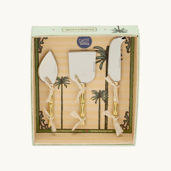 Bodhi Bamboo Cheese Set