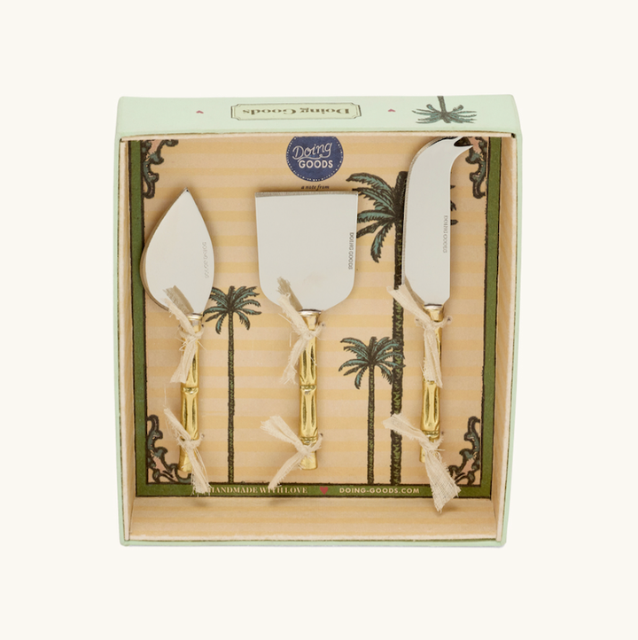 Bodhi Bamboo Cheese Set